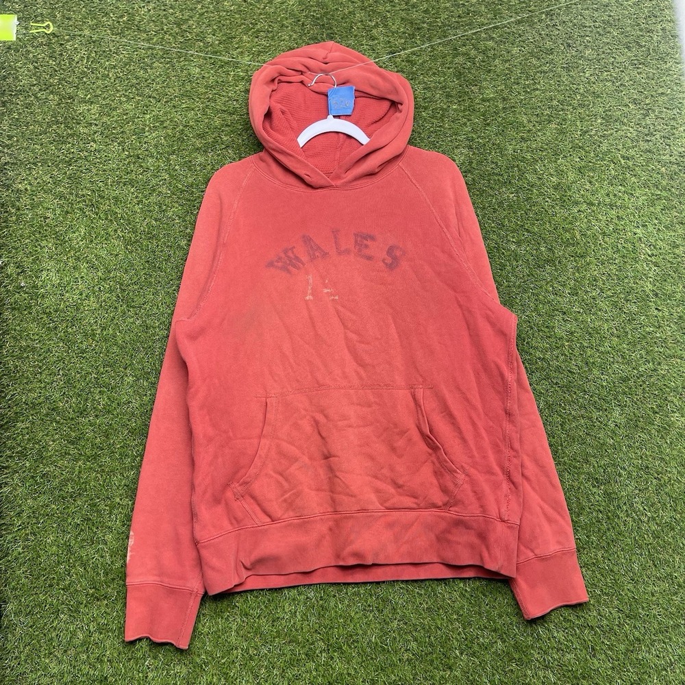 J Crew Sweatshirt Mens Large Hoodie Wales Sportswear Heritage Wales Sports 90s